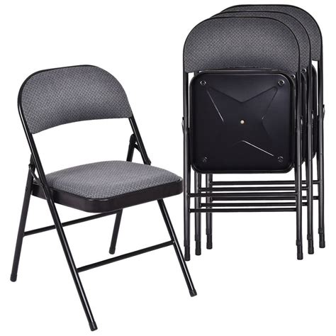 fabric metal folding chairs|metal folding chairs clearance.